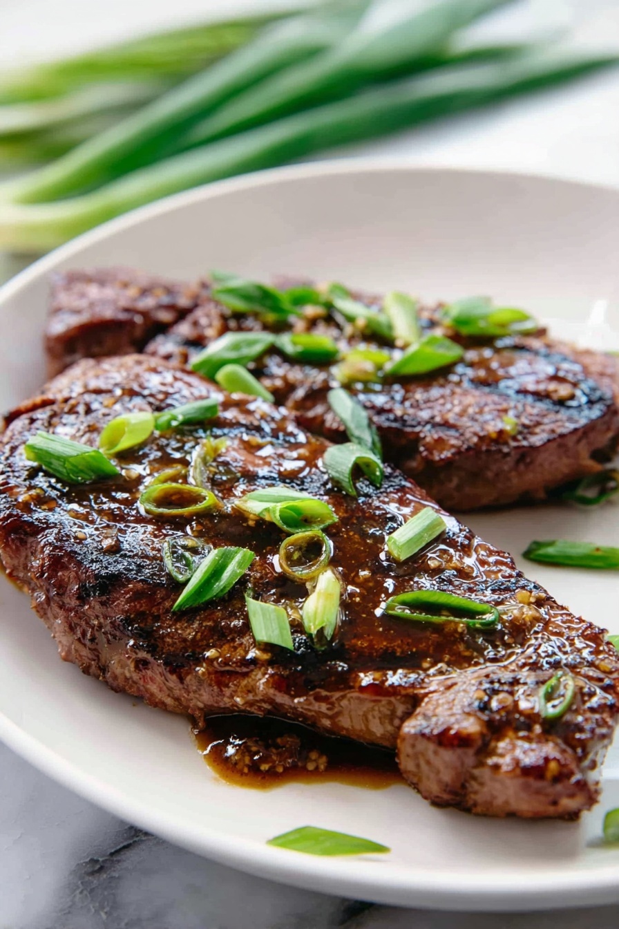 Grilled Rib Eye with Ginger Teriyaki Sauce Recipe - Recipe Step
