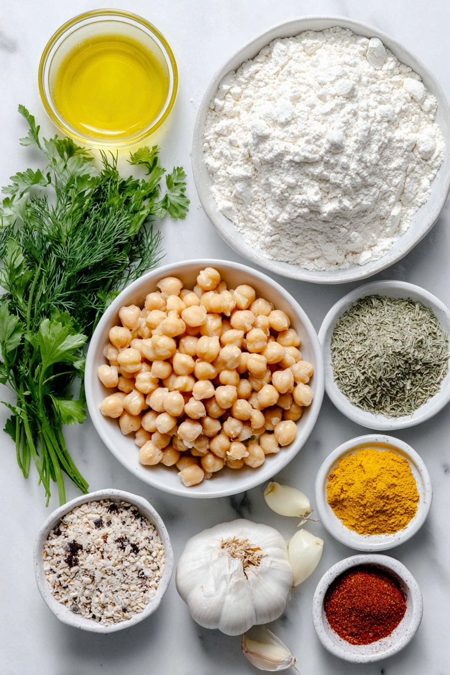 Baked Chickpea Falafel Recipe - Ingredients