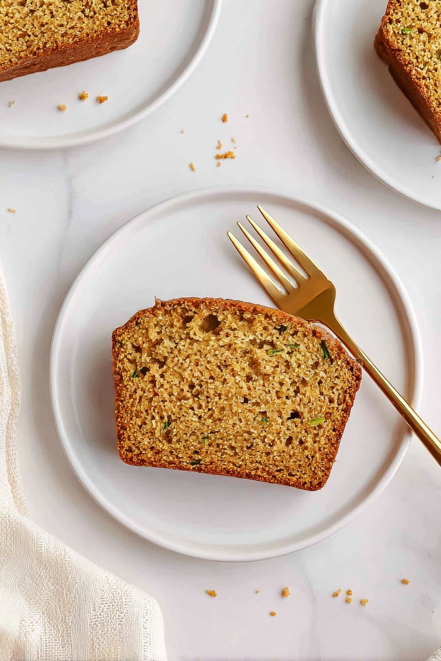 Healthy Zucchini Bread Recipe - Serving