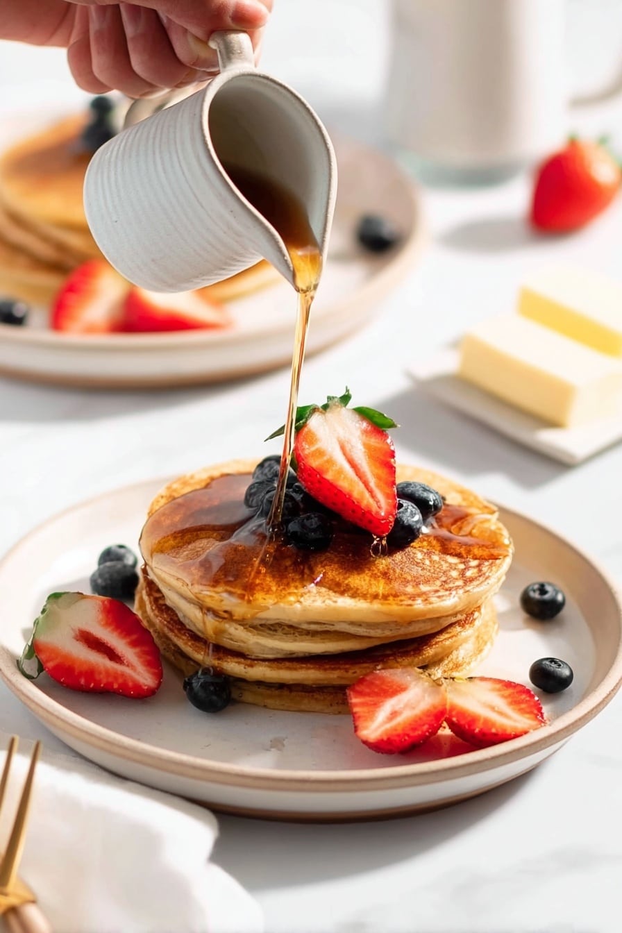 Protein Pancake Recipe - Serving