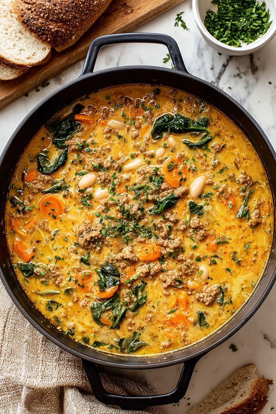 Tuscan White Bean Soup with Sausage Recipe - Recipe Step