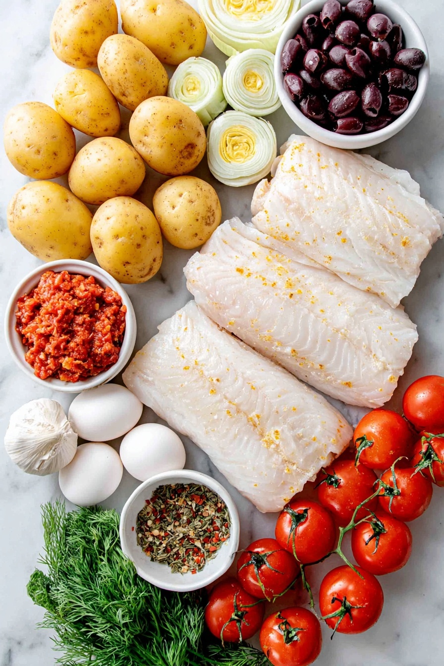 Puttanesca Fish Bake with Roasted Potatoes Recipe - Ingredients