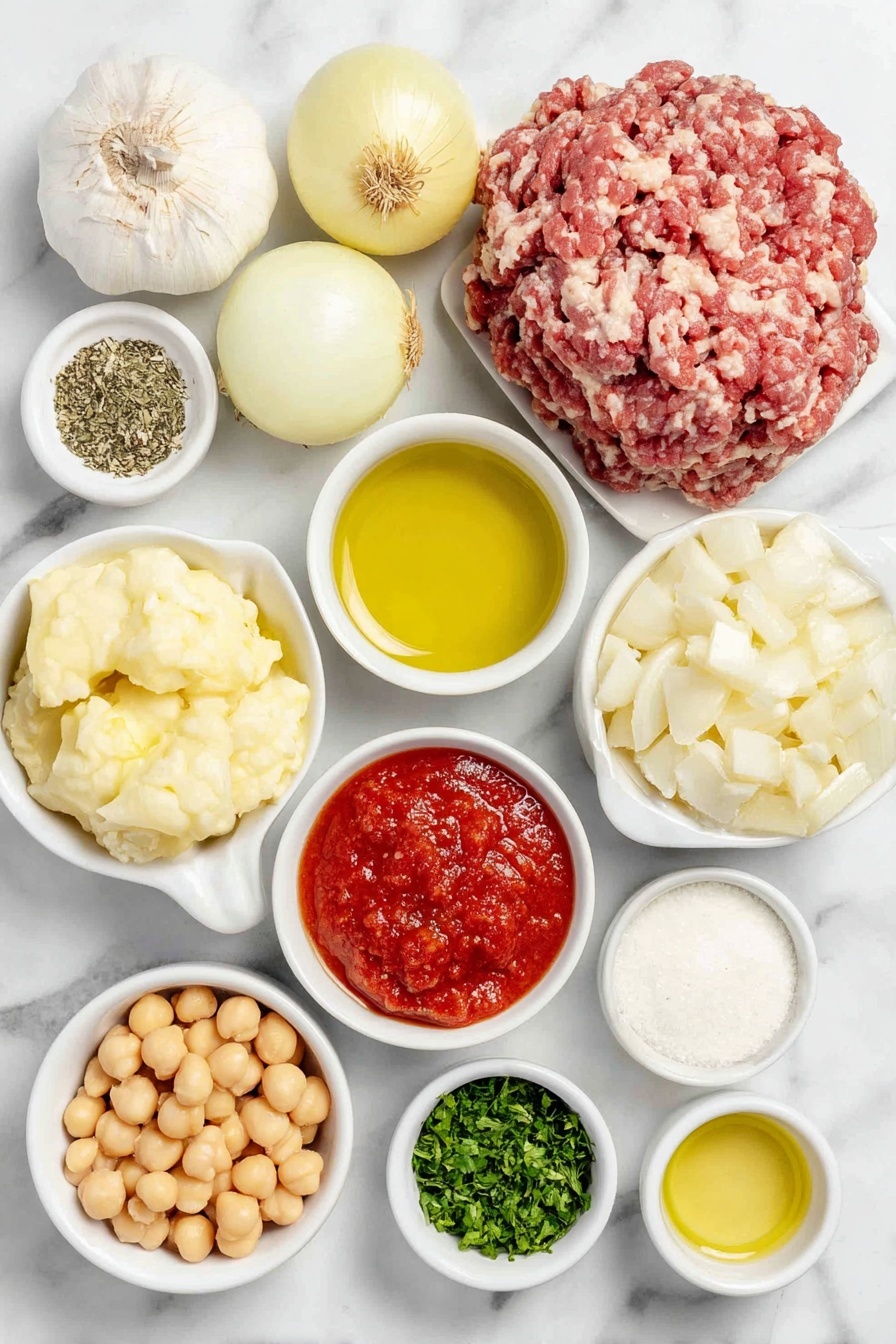 Beef Eggplant Rice Pilaf Recipe - Ingredients