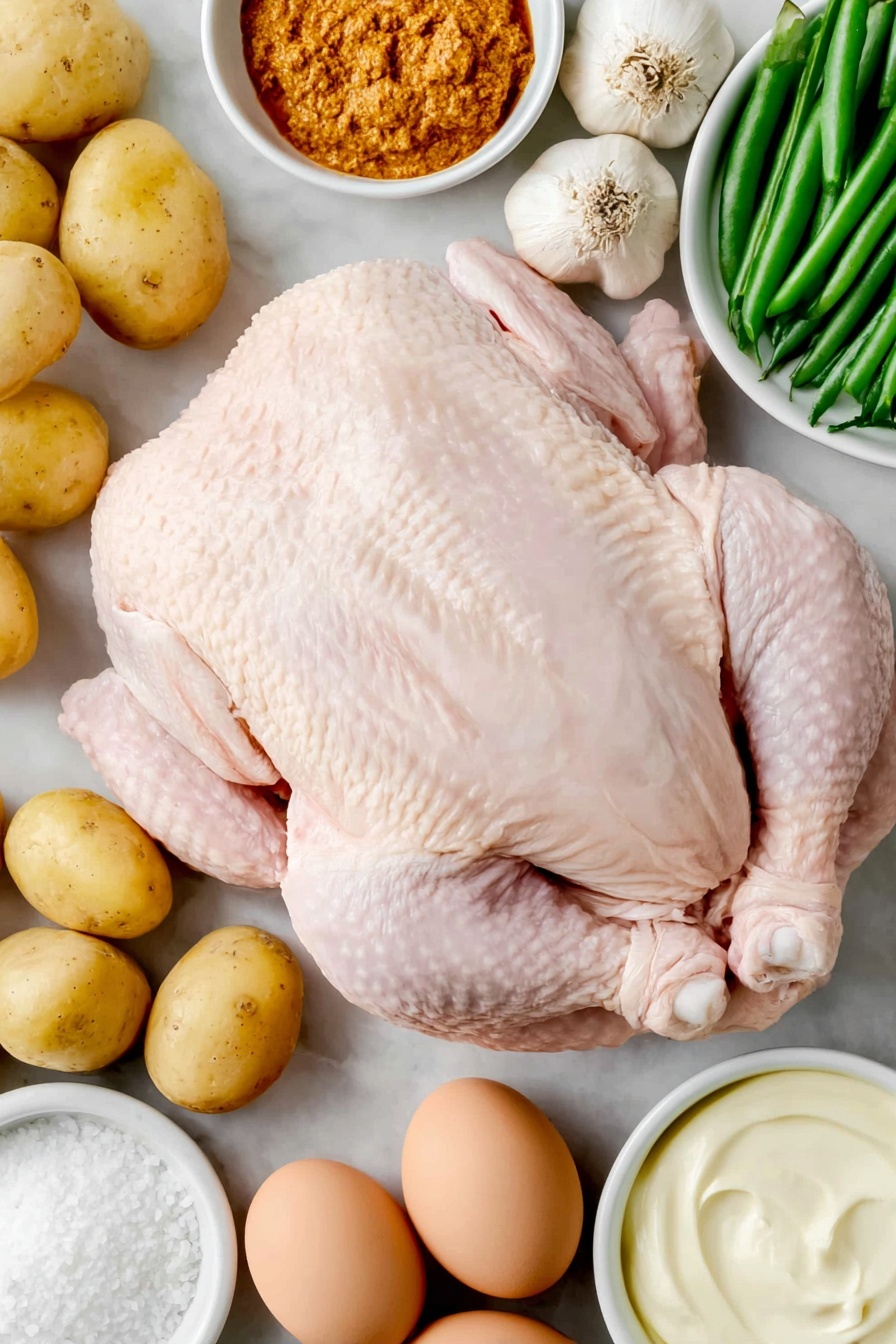 Thai Red Curry Chicken Pot Roast Recipe - Ingredients