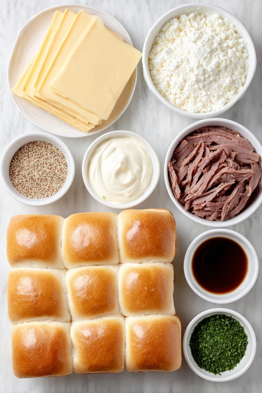 Roast Beef Hawaiian Slider Sandwiches Recipe - Ingredients