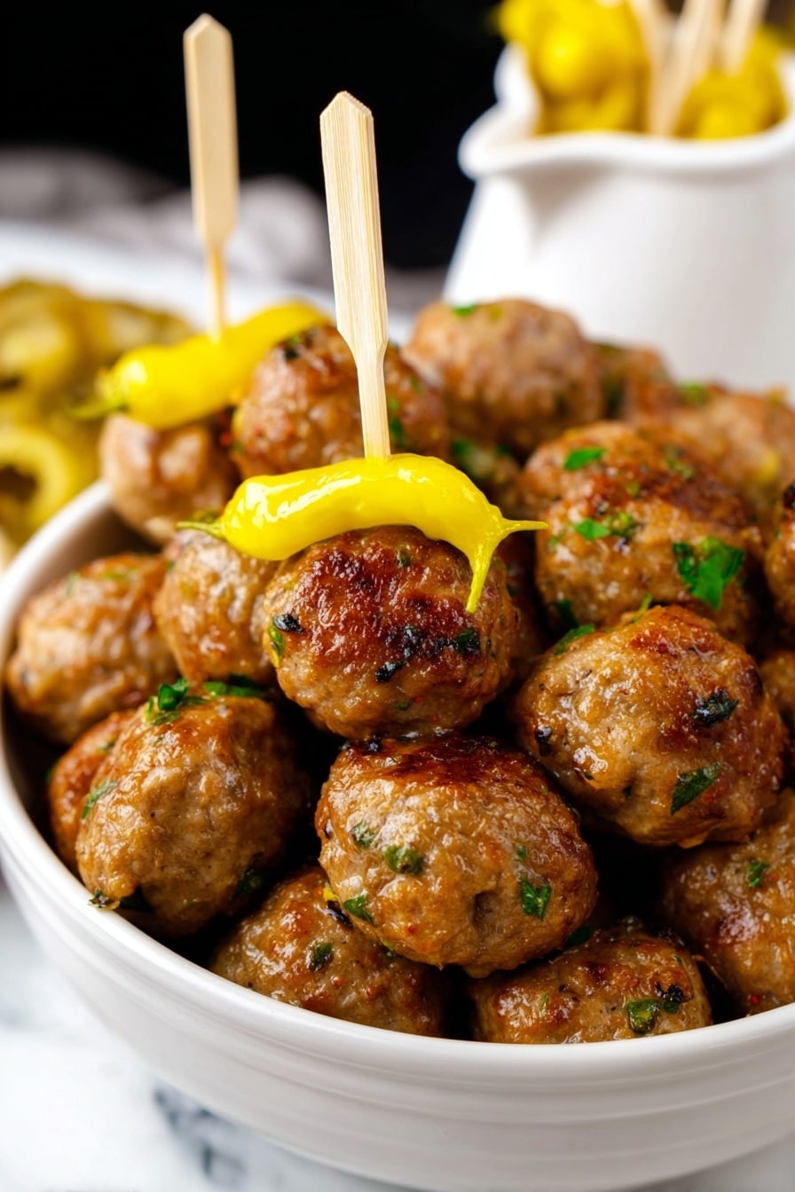 Crock Pot Mississippi Meatballs Recipe - Serving