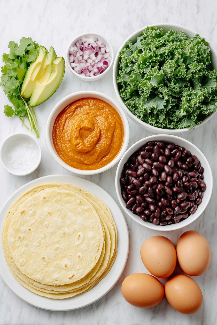 Pumpkin Black Bean Enchiladas Recipe - Ingredients