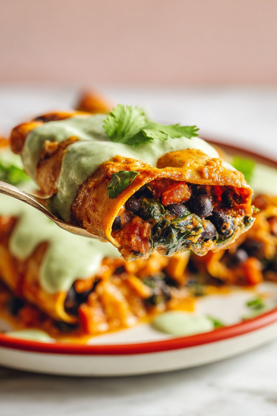 Pumpkin Black Bean Enchiladas Recipe - Recipe Step