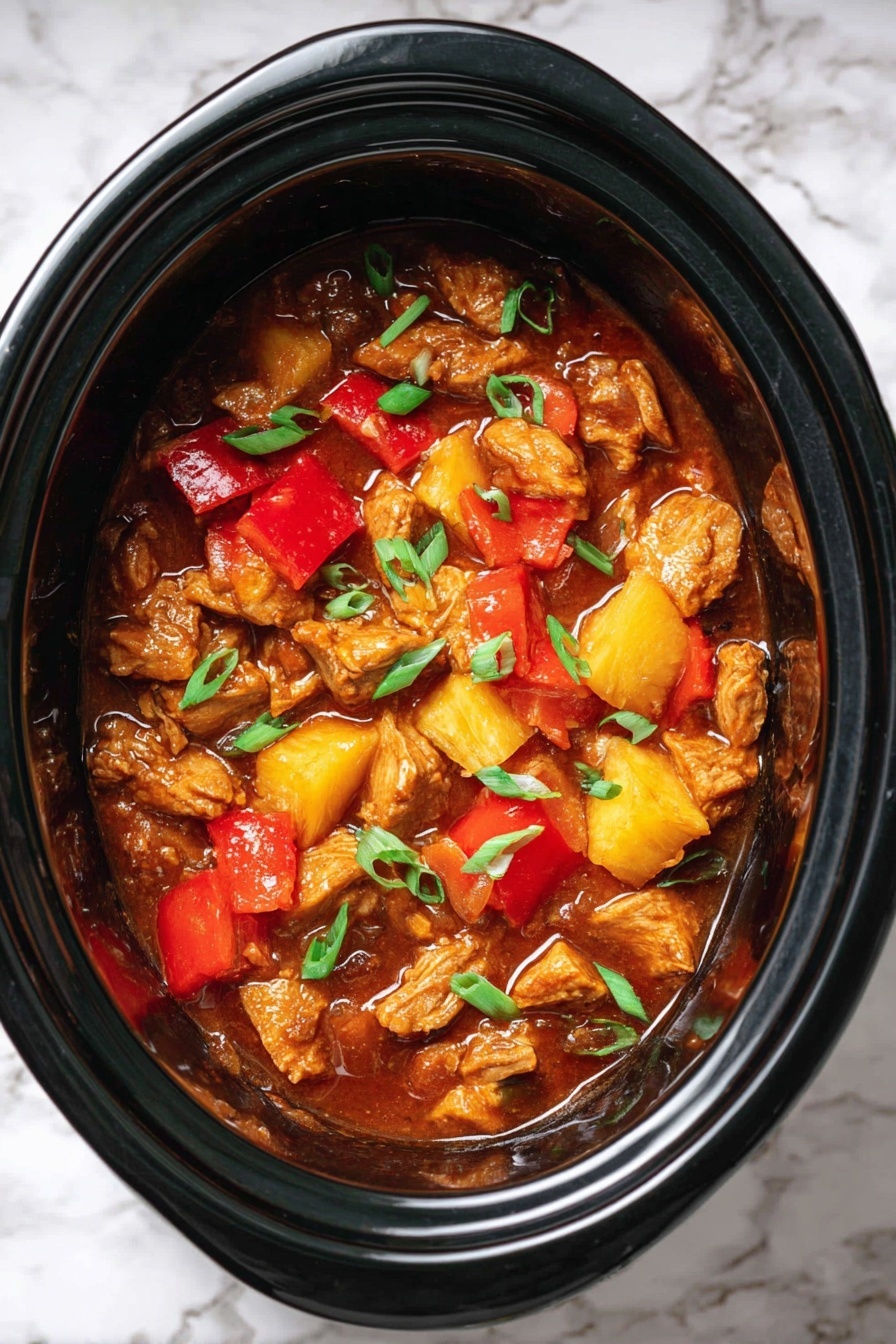 Sweet Hawaiian Crockpot Chicken Recipe - Recipe Step