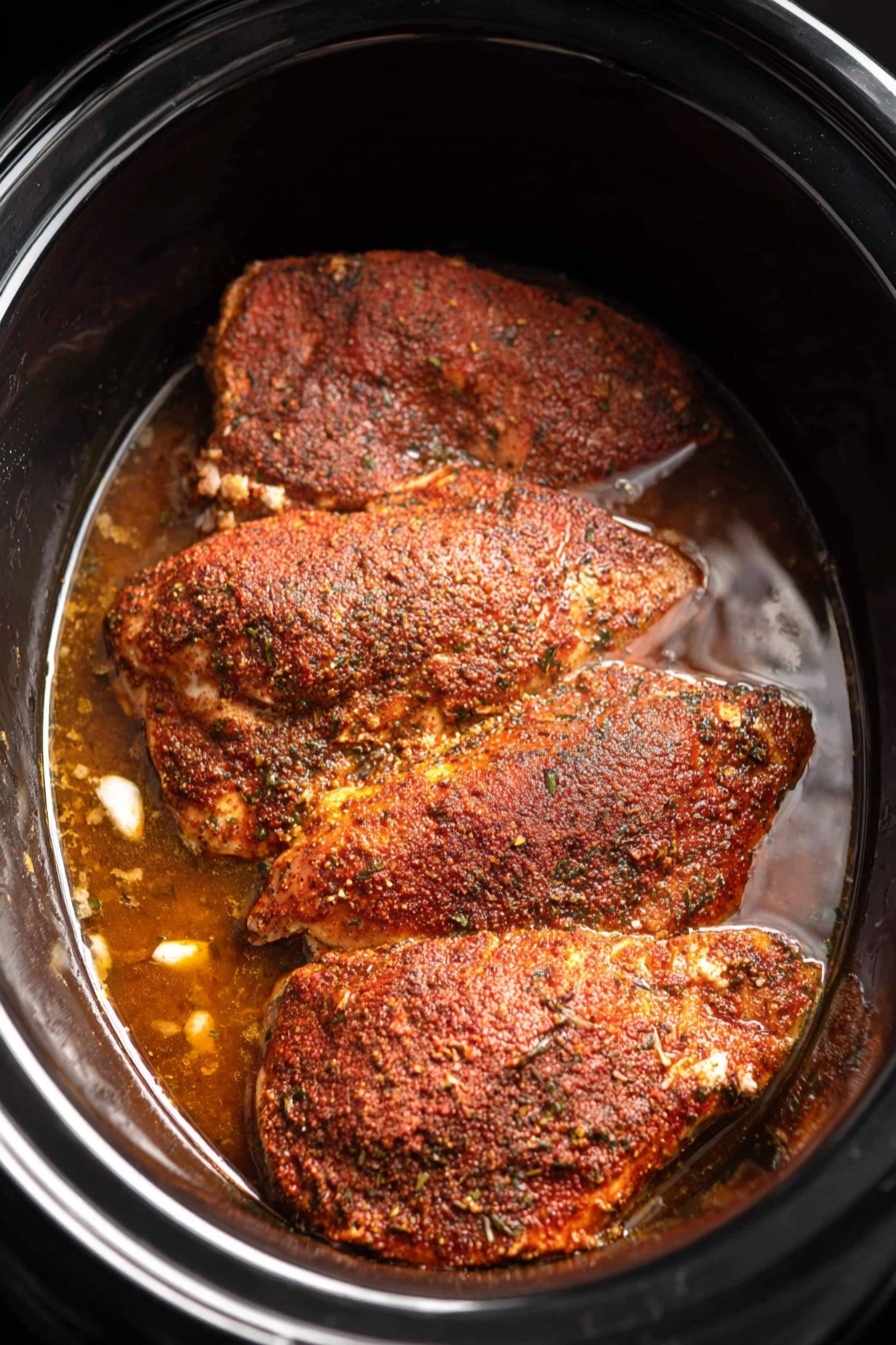 Easy Crockpot Chicken Breast Recipe - Recipe Step