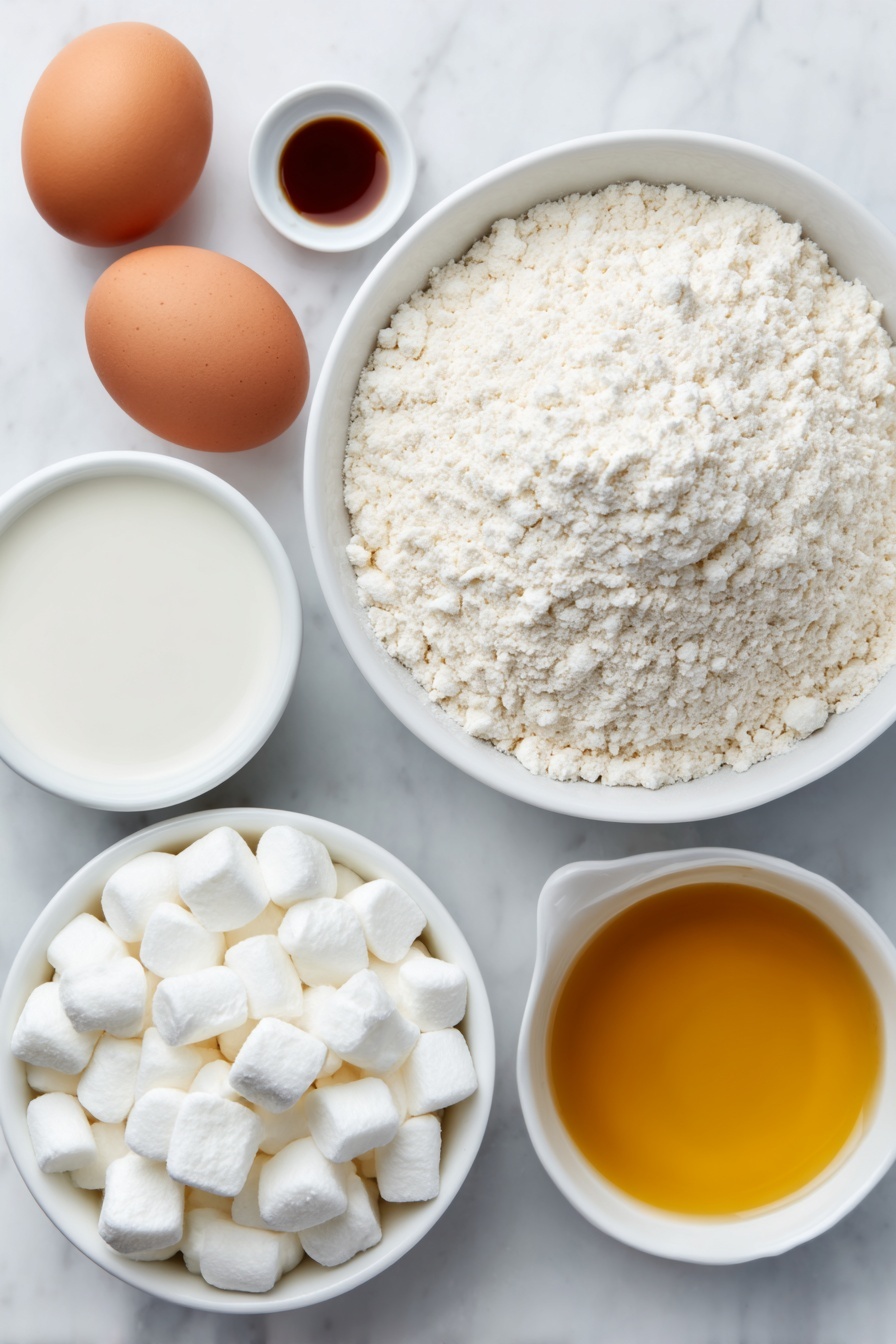 Deep Fried Marshmallows Recipe - Ingredients
