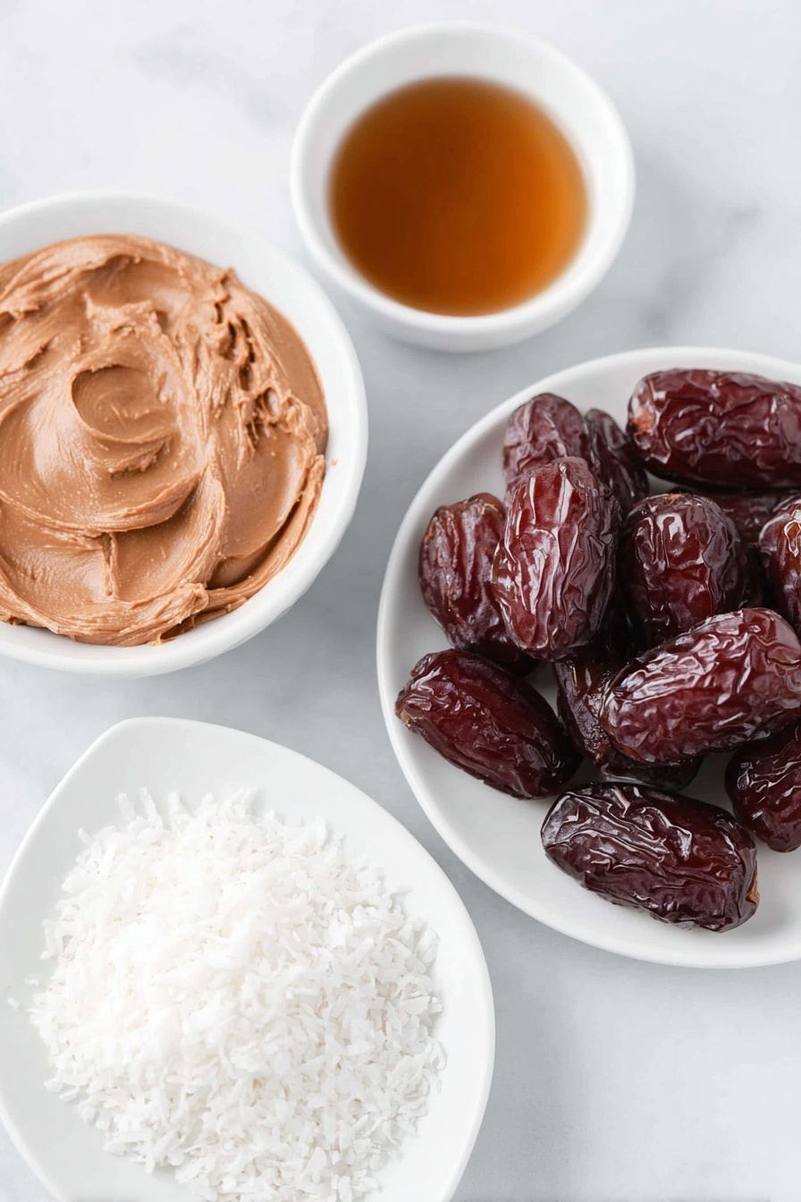 Healthy Date Energy Balls with Cacao Recipe - Ingredients