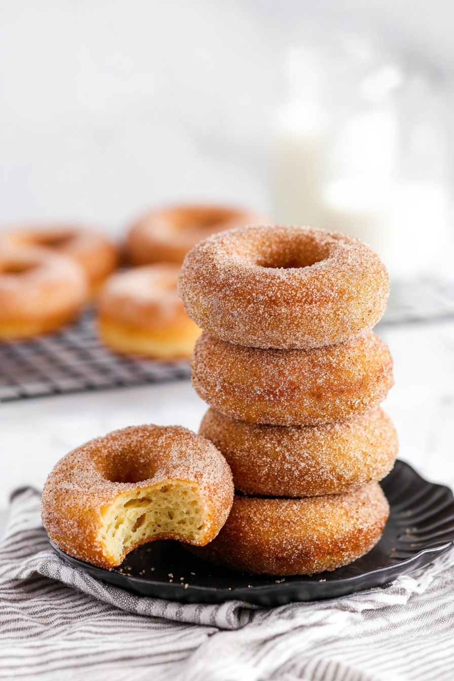 Oven Baked Cinnamon Sugar Donuts Recipe - Recipe Step