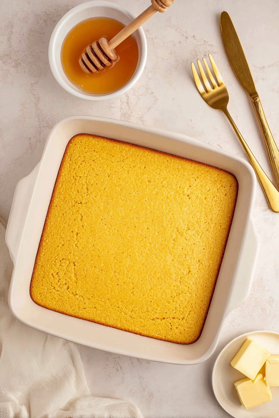 Healthy Cornbread with Greek Yogurt Recipe - Recipe Step