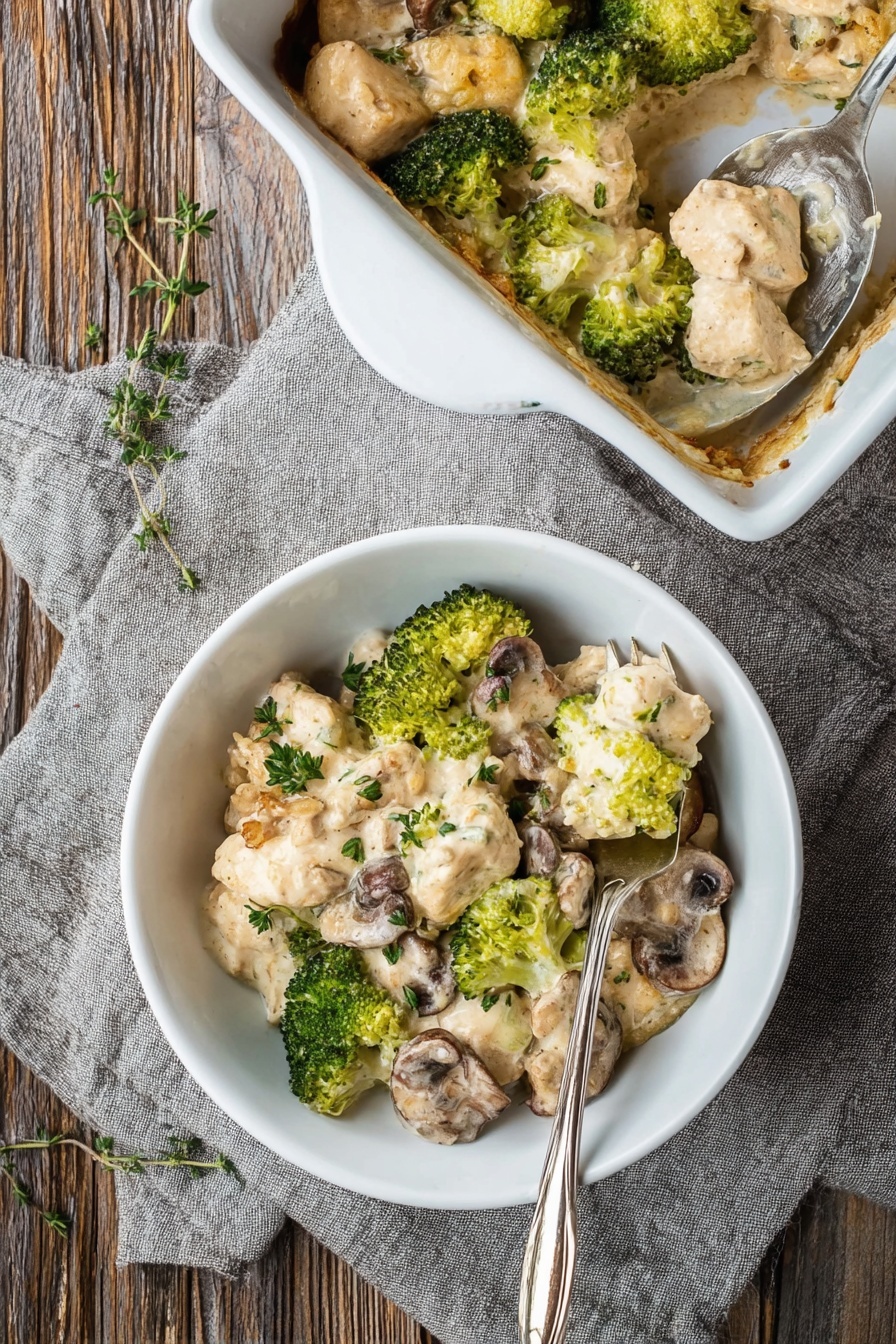 Healthy Chicken and Broccoli Casserole Recipe - Serving