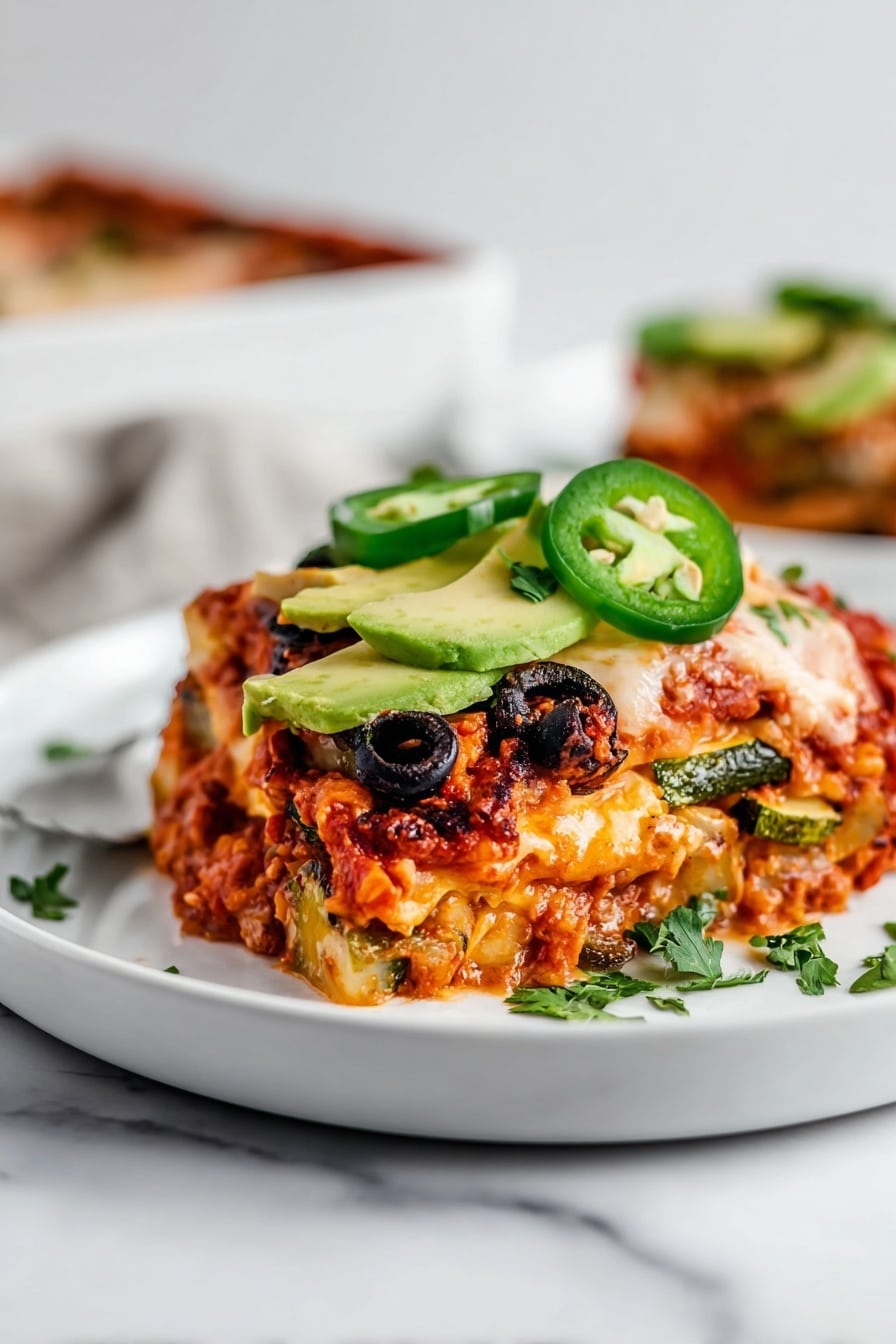 Chipotle Black Bean Veggie Enchiladas Recipe - Serving