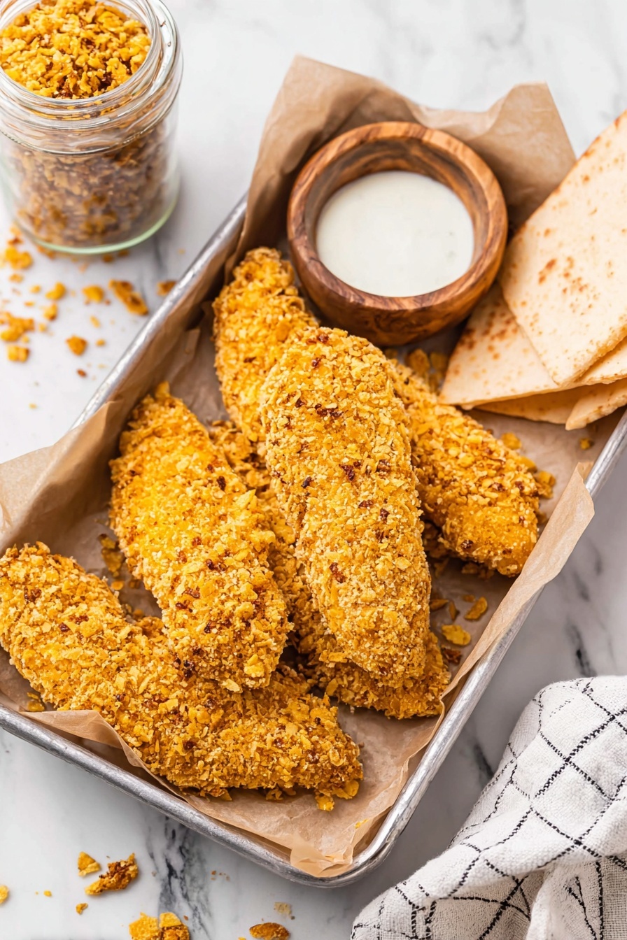 Crispy Cornflake Chicken Tenders Recipe - Recipe Step