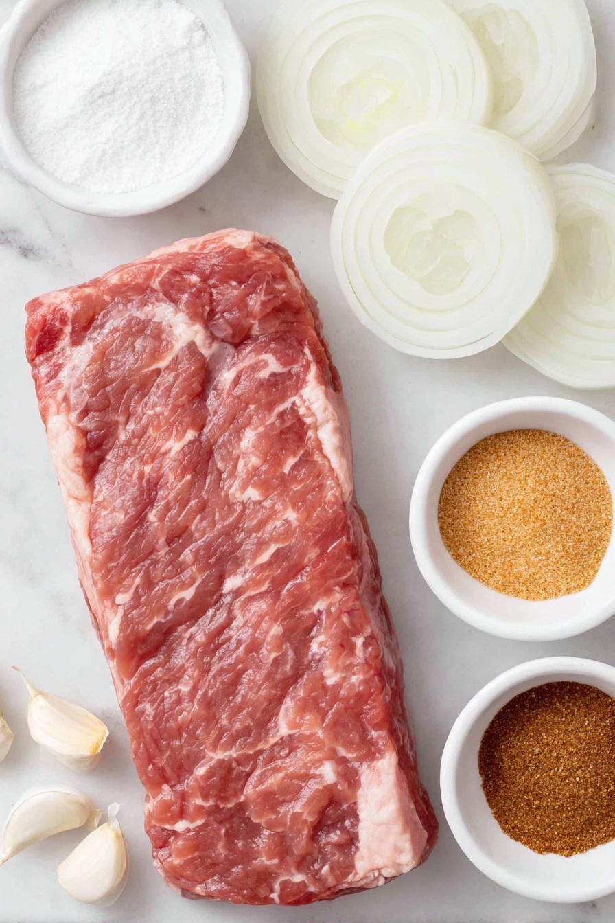 Slow Cooker Steak and Onion Recipe - Ingredients