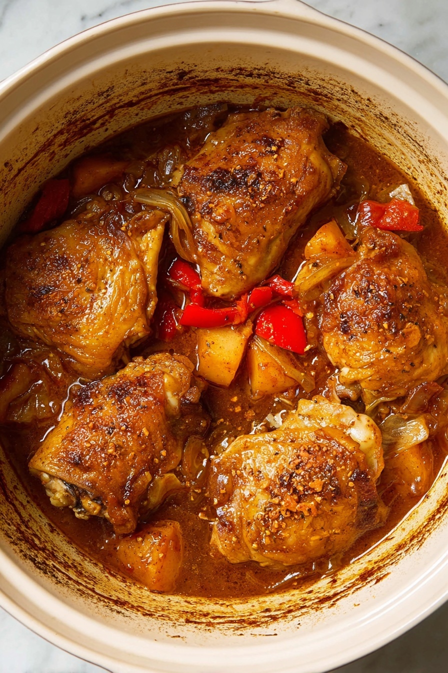 Slow Cooker Pineapple Chicken Recipe - Recipe Step