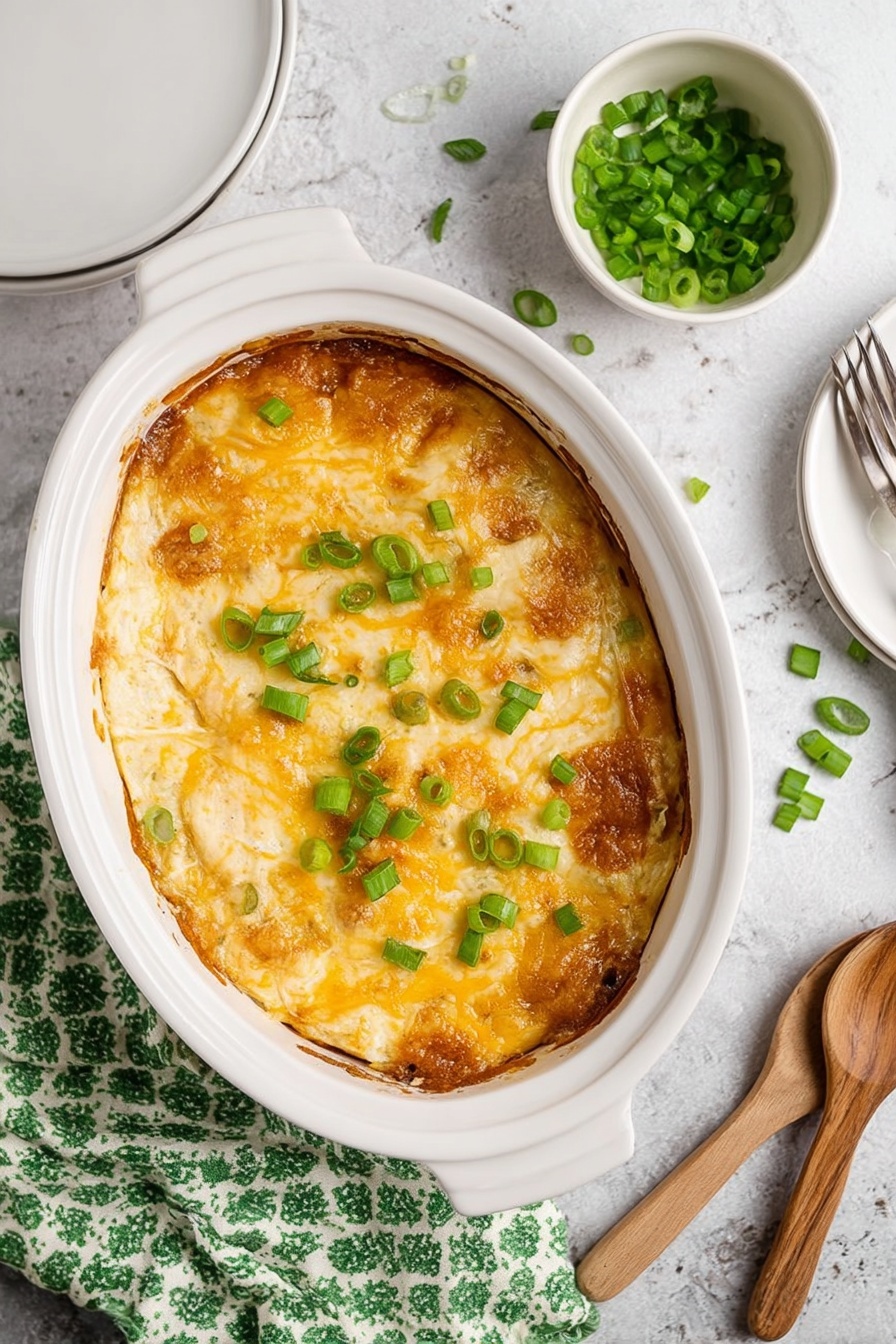 Slow Cooker Green Chicken Enchilada Casserole Recipe - Recipe Step