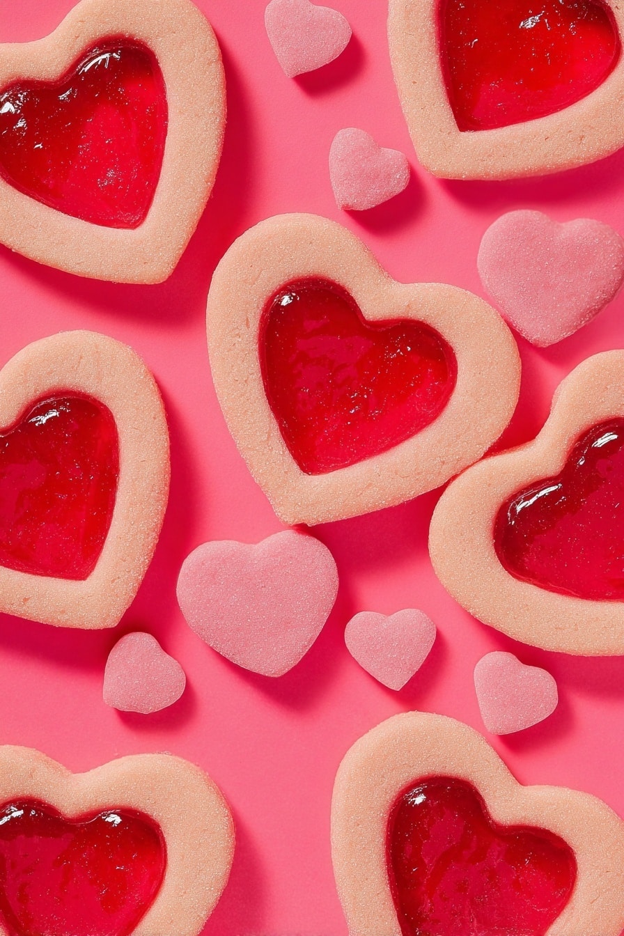 Stained Glass Valentine Cookies Recipe - Recipe Step
