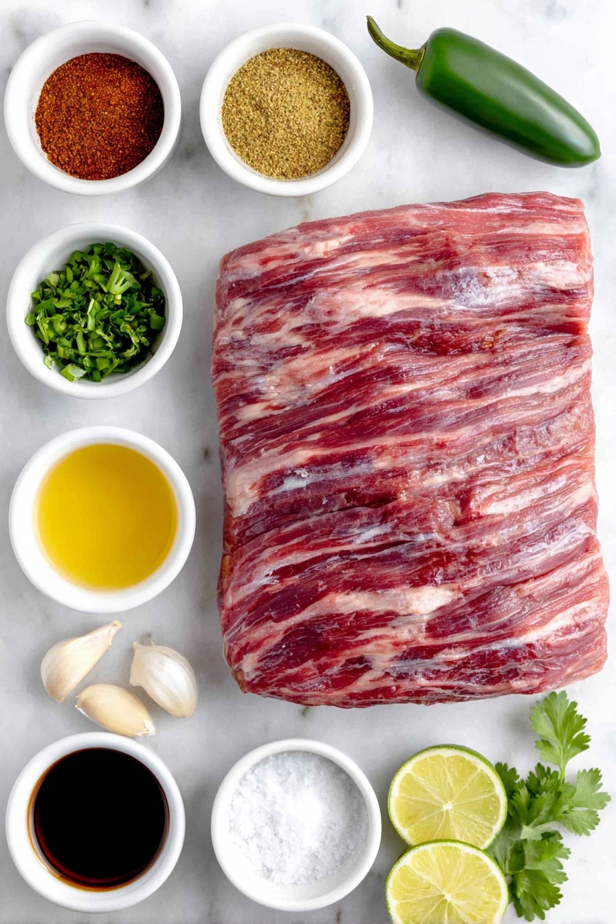 Grilled Carne Asada Marinade Recipe - Ingredients