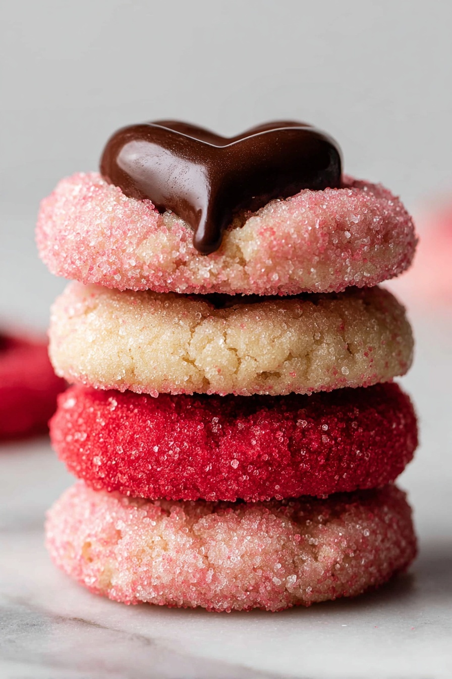 Sparkling Sweetheart Cookies Recipe - Serving