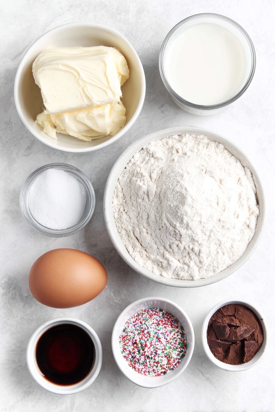 Red Velvet Chocolate Blossom Cookies Recipe - Ingredients