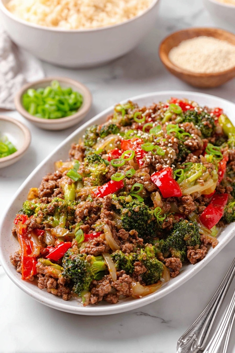 Ground Beef Stir Fry Recipe - Recipe Step