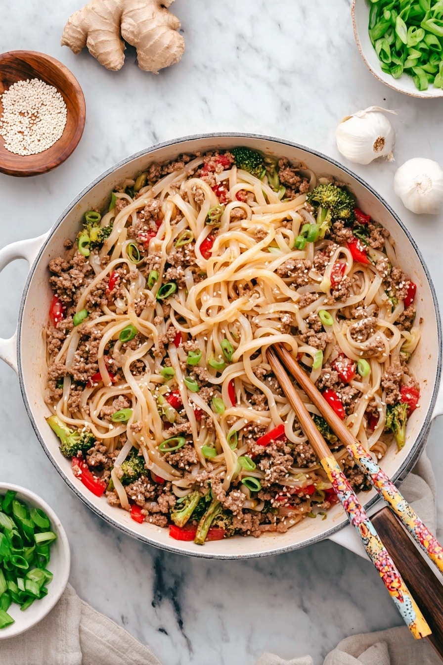 Ground Beef Stir Fry Recipe - Serving