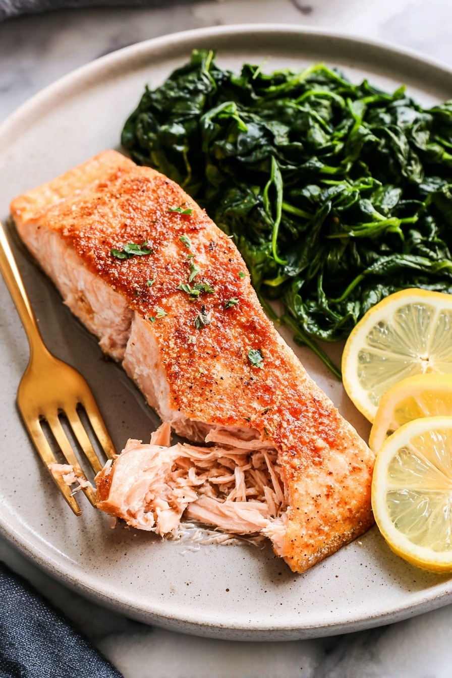 Crispy Pan-Seared Salmon Recipe - Serving