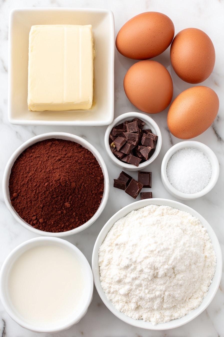 Salted Chocolate Pistachio Sheet Cake Recipe - Ingredients