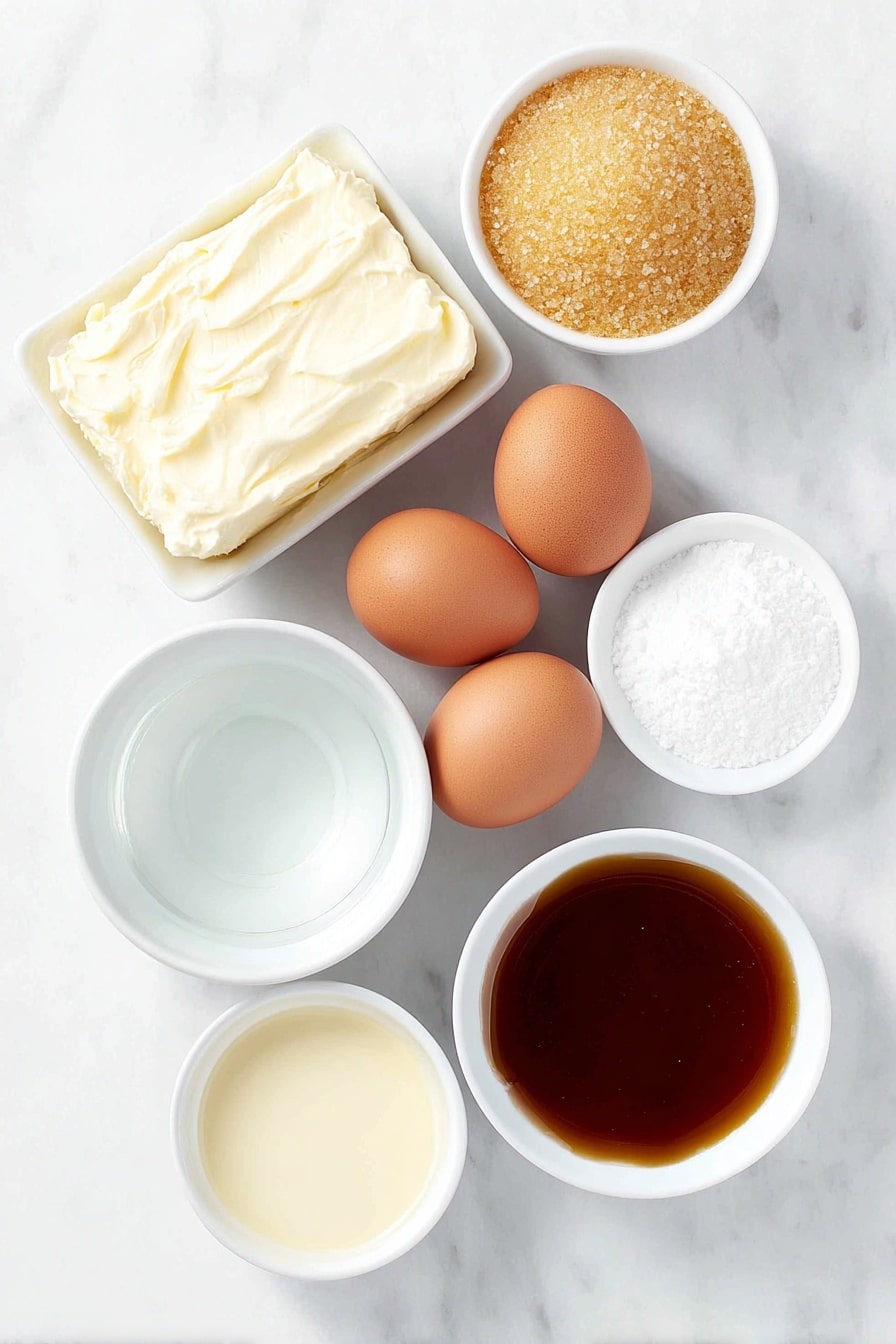 Creamy Cheese Flan Recipe - Ingredients