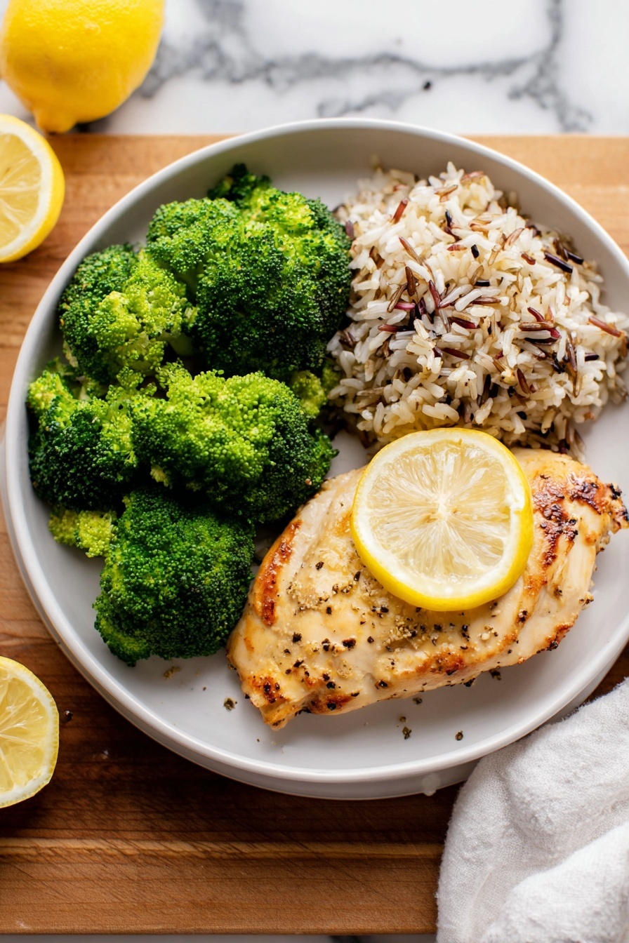 Slow Cooker Lemon Chicken Recipe - Serving