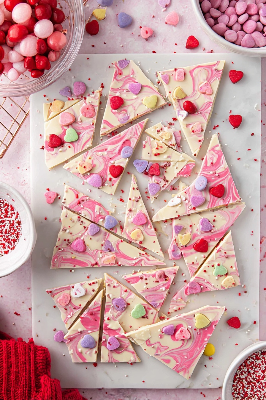 Valentine’s Day Chocolate Bark Recipe - Recipe Step